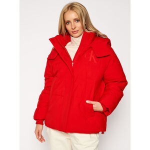 Calvin Klein dámská zimní červená bunda - M (XME)